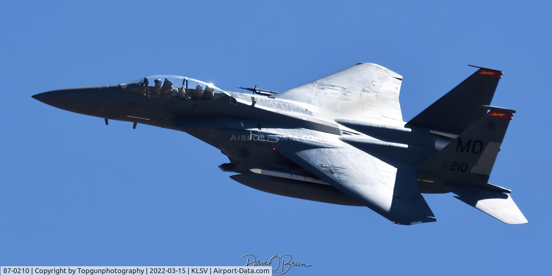 87-0210, 1987 McDonnell Douglas F-15E Strike Eagle C/N 1075/E050, FELIX02 in the flex