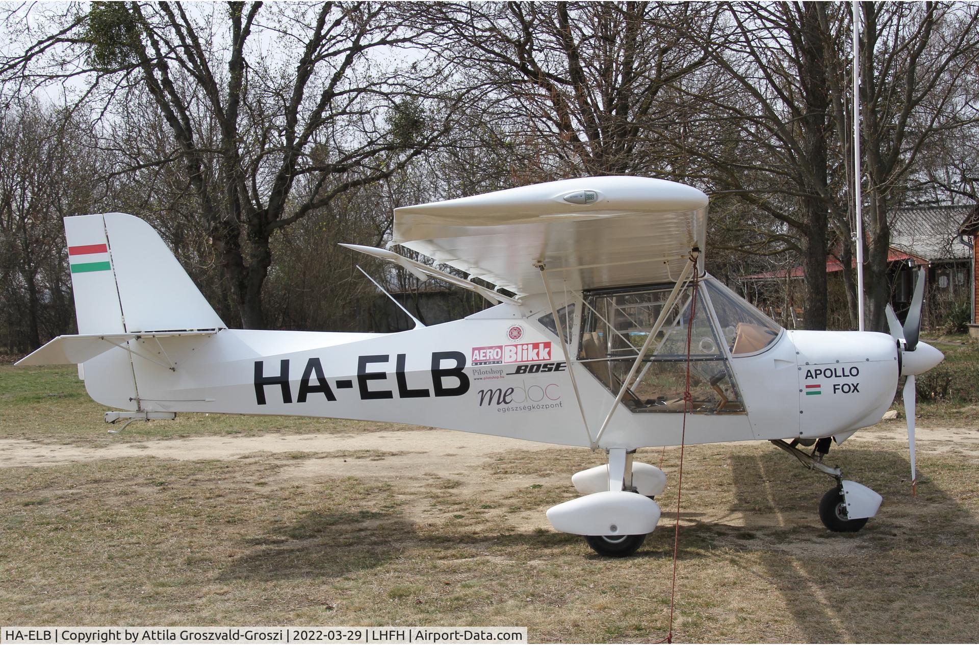 HA-ELB, Halley Apollo Fox C/N 9451/99, LHFH - Farkashegy Airport, Budakeszi, Hungary