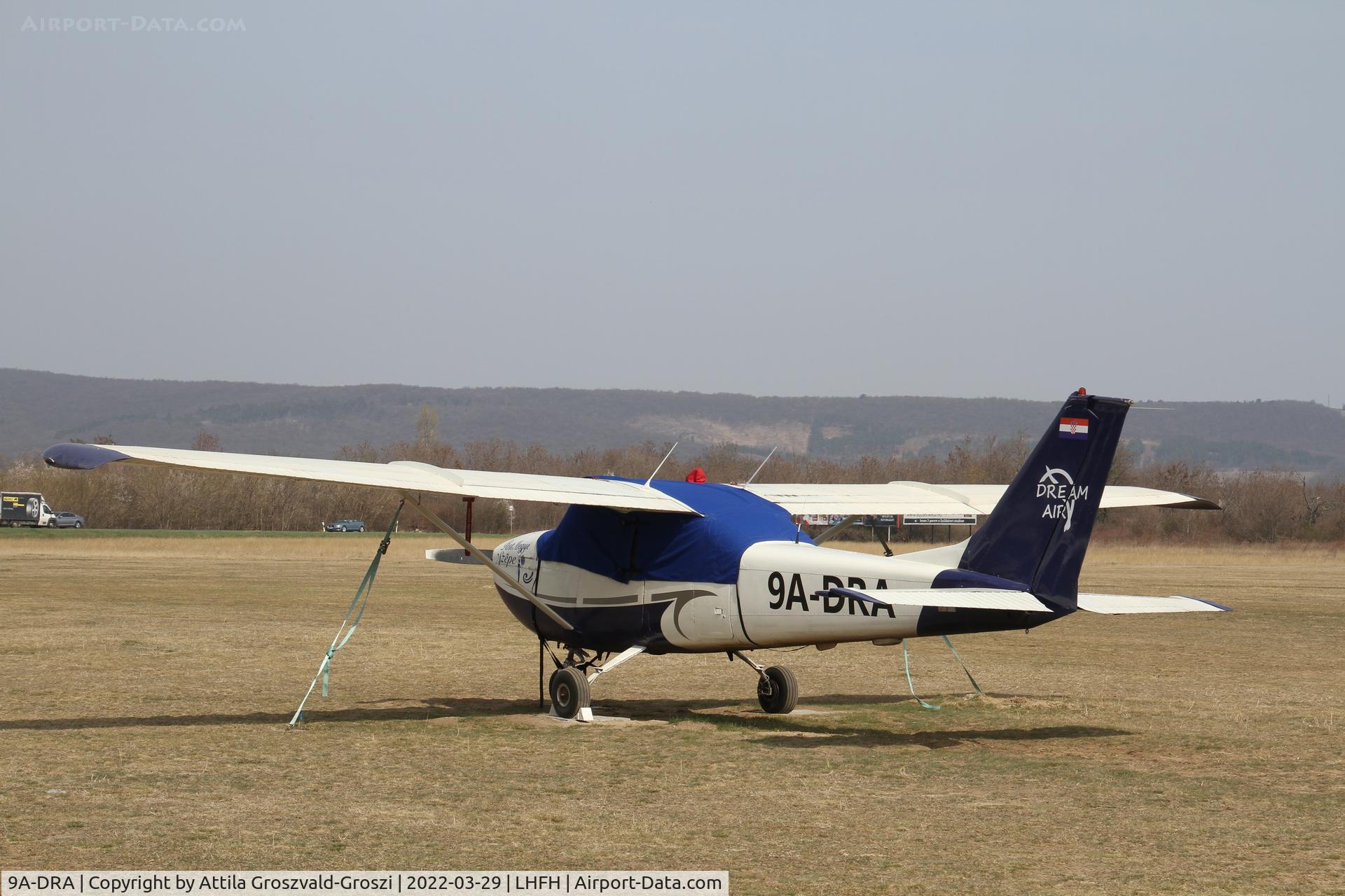 9A-DRA, Cessna 172K Skyhawk C/N 17258601, LHFH - Farkashegy Airport, Budakeszi, Hungary