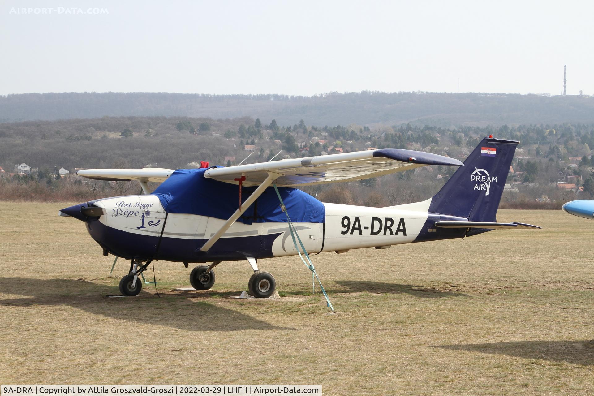 9A-DRA, Cessna 172K Skyhawk C/N 17258601, LHFH - Farkashegy Airport, Budakeszi, Hungary