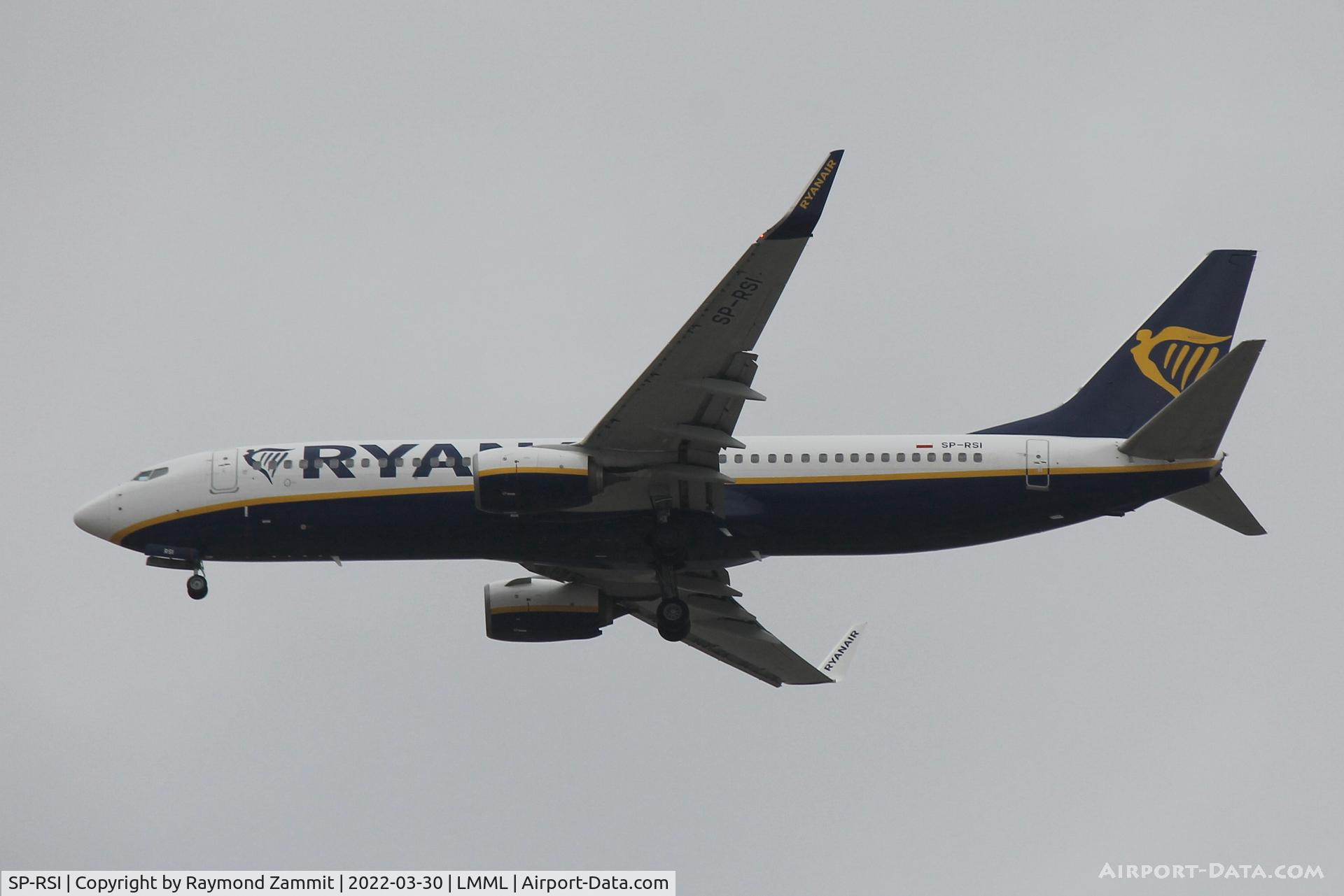 SP-RSI, 2018 Boeing 737-800 C/N 44844, B737-800 SP-RSI Ryanair Sun