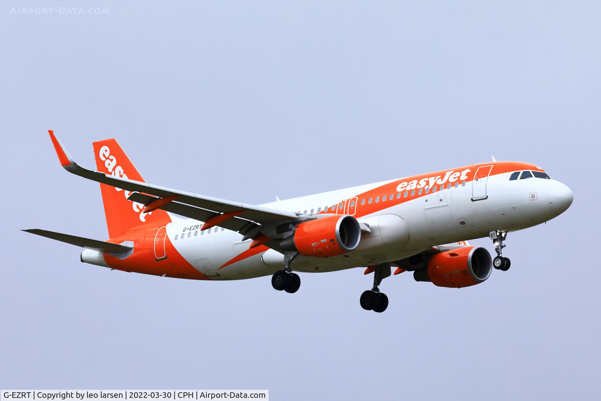 G-EZRT, 2018 Airbus A320-214 C/N 8162, Copenhagen 30.3.2022