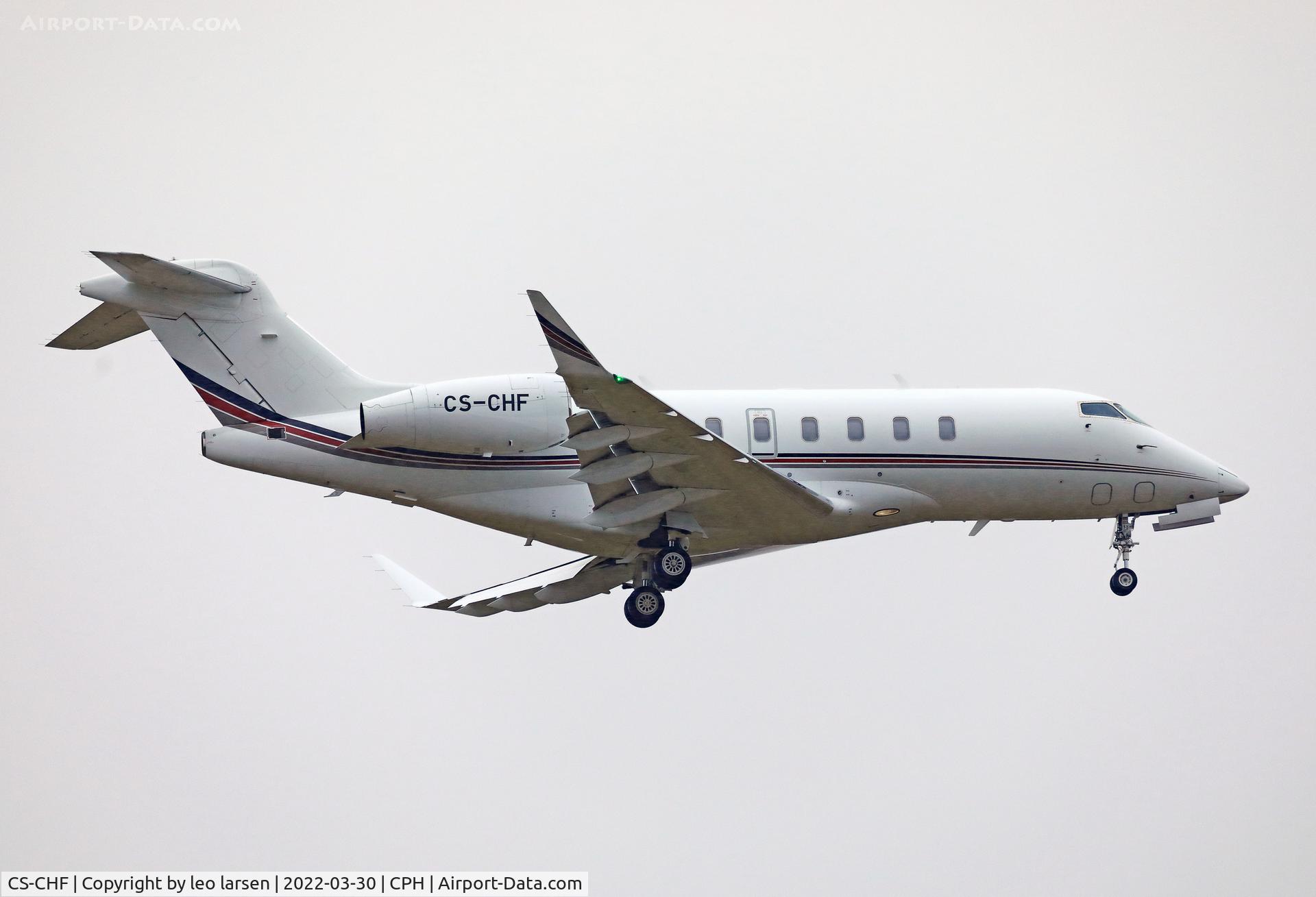 CS-CHF, 2017 Bombardier Challenger 350 (BD-100-1A10) C/N 20671, Copenhagen 30.3.2022