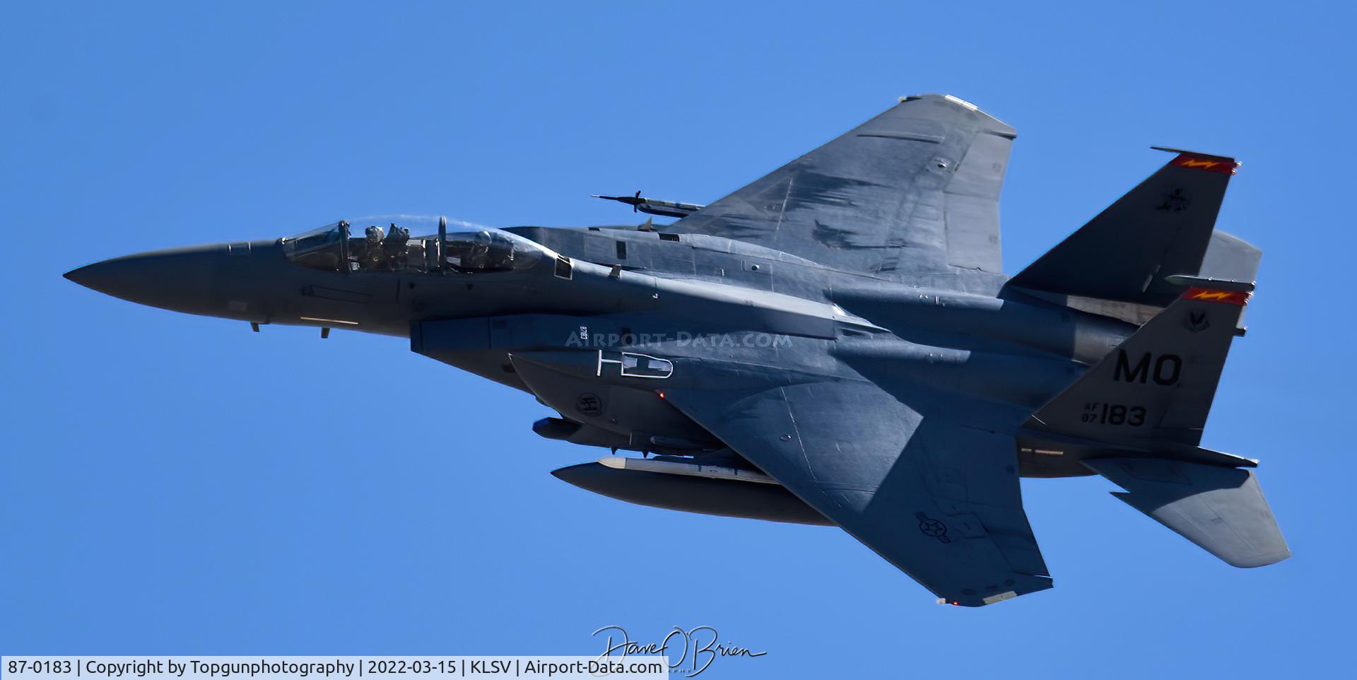 87-0183, 1987 McDonnell Douglas F-15E Strike Eagle C/N 1048/E023, TIGER31