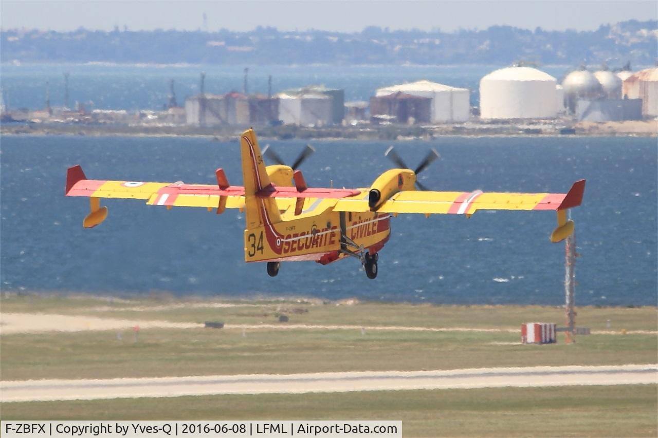 F-ZBFX, Canadair CL-215-6B11 CL-415 C/N 2007, Canadair CL-415, Take off rwy 31R, Marseille-Marignane Airport (LFML-MRS)