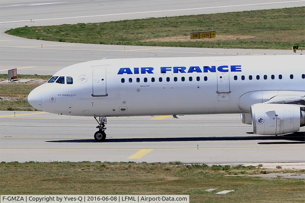 F-GMZA, 1994 Airbus A321-111 C/N 498, Airbus A321-111, Holding point Rwy 31R, Marseille-Provence Airport (LFML-MRS)