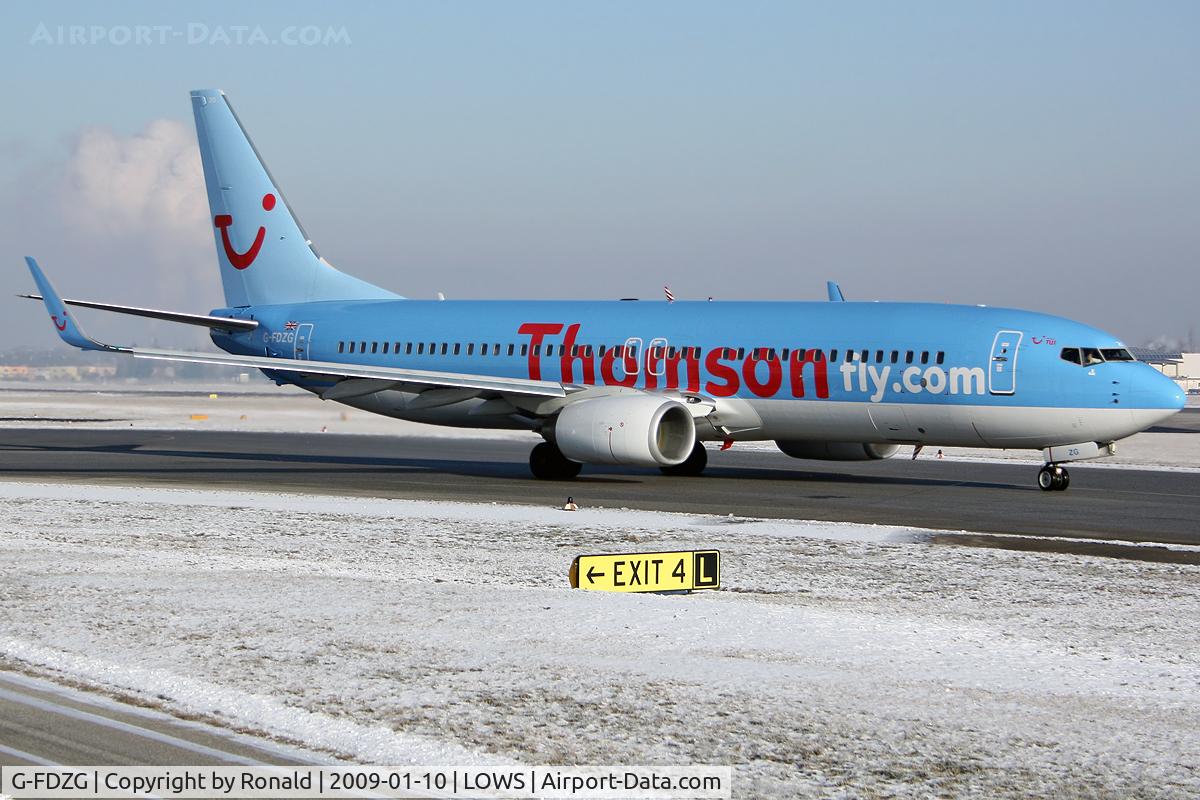 G-FDZG, 2008 Boeing 737-8K5 C/N 35139, at lows