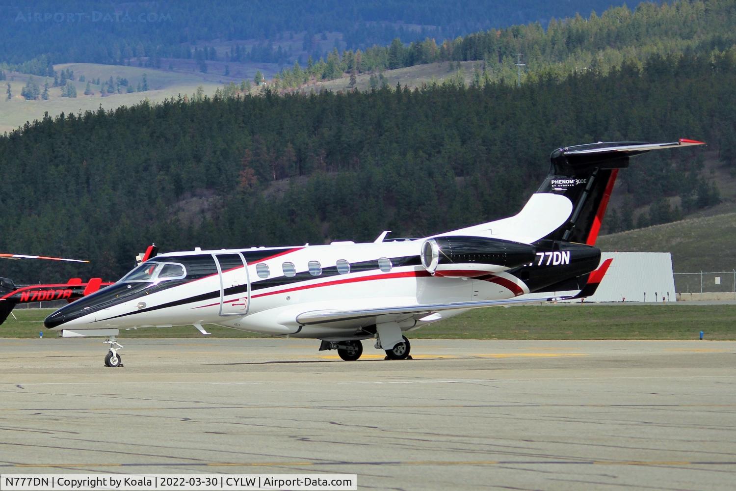N777DN, 2021 Embraer Phenom 300 C/N 50500648, Arrival from Portland