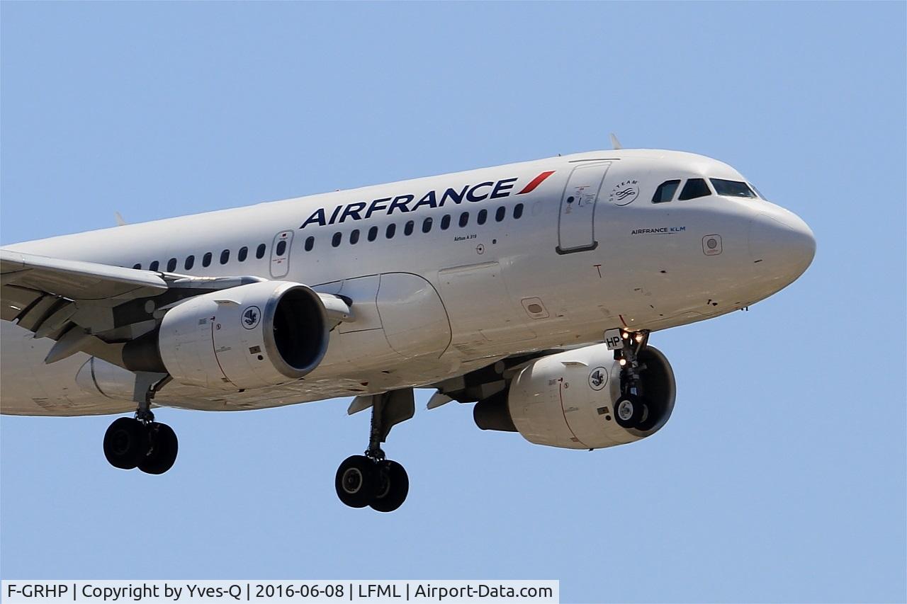 F-GRHP, 2000 Airbus A319-111 C/N 1344, Airbus A319-111, Short approach Rwy 31R, Marseille-Provence Airport (LFML-MRS)