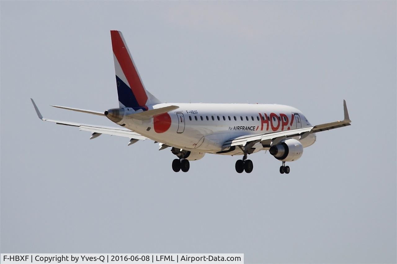 F-HBXF, 2009 Embraer 170ST (ERJ-170-100ST) C/N 17000292, Embraer ERJ-170ST, On final rwy 31R, Marseille-Provence Airport (LFML-MRS)