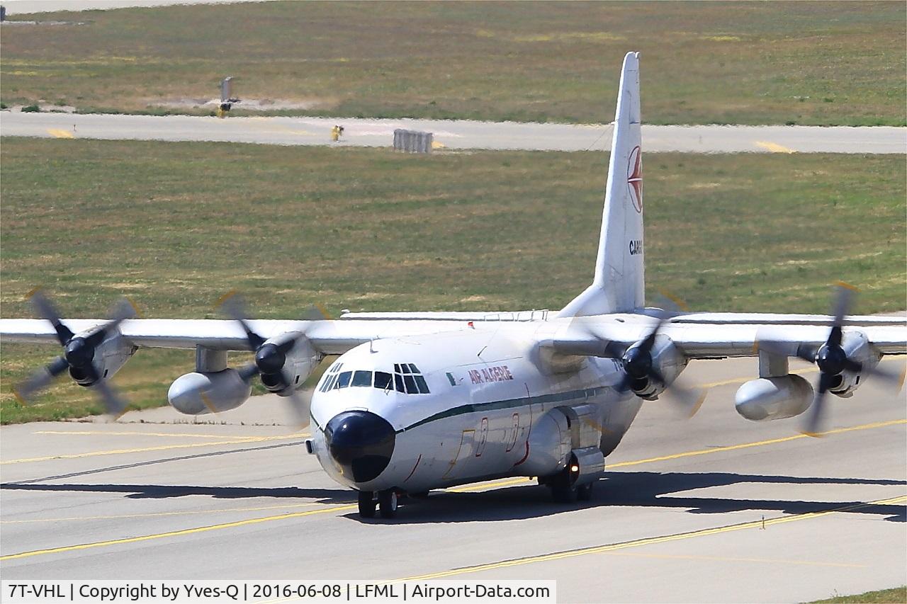 7T-VHL, 1981 Lockheed L-100-30 Hercules (L-382G) C/N 382-4886, Lockheed L-100-30 Hercules, Taxiing to holding point rwy 31R, Marseille-Provence Airport (LFML-MRS)