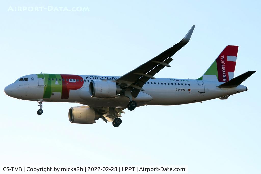 CS-TVB, 2019 Airbus A320-251NEO C/N 8749, Landing