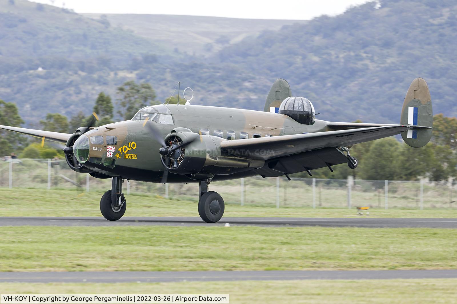 VH-KOY, 1939 Lockheed Hudson IVA C/N 6041, Warbirds Over Scone 2022.