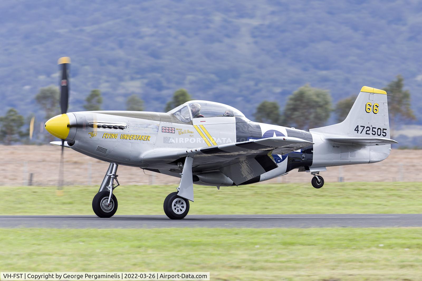 VH-FST, 1945 North American P-51D Mustang C/N 124-48279, Warbirds Over Scone 2022.