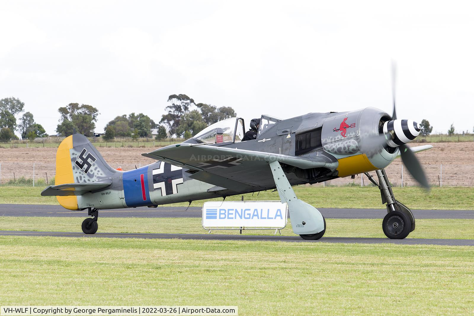 VH-WLF, Focke-Wulf Fw-190A-8 C/N 173056, Warbirds Over Scone 2022.