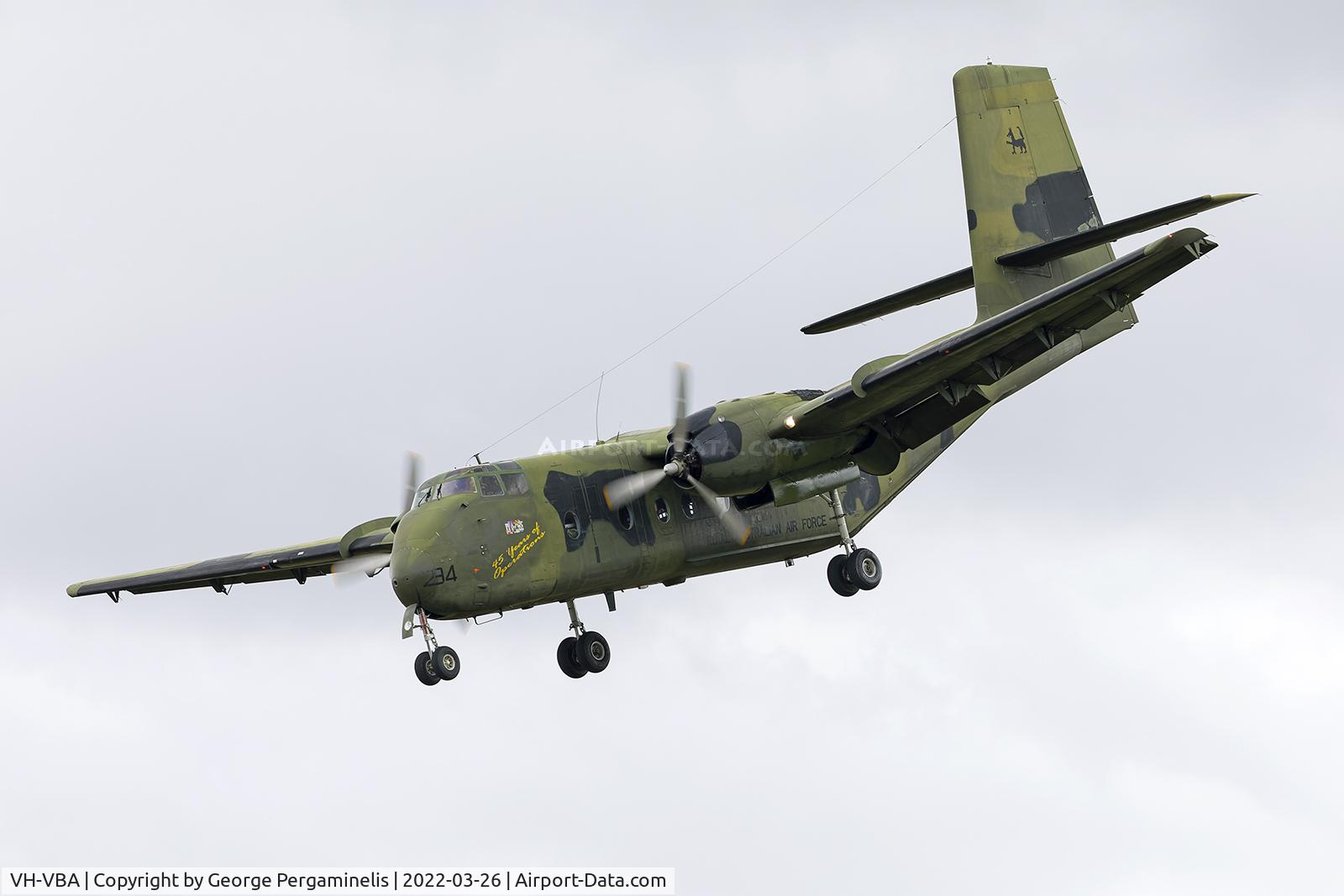 VH-VBA, 1964 De Havilland Canada DHC-4 Caribou C/N 210, Warbirds Over Scone 2022.