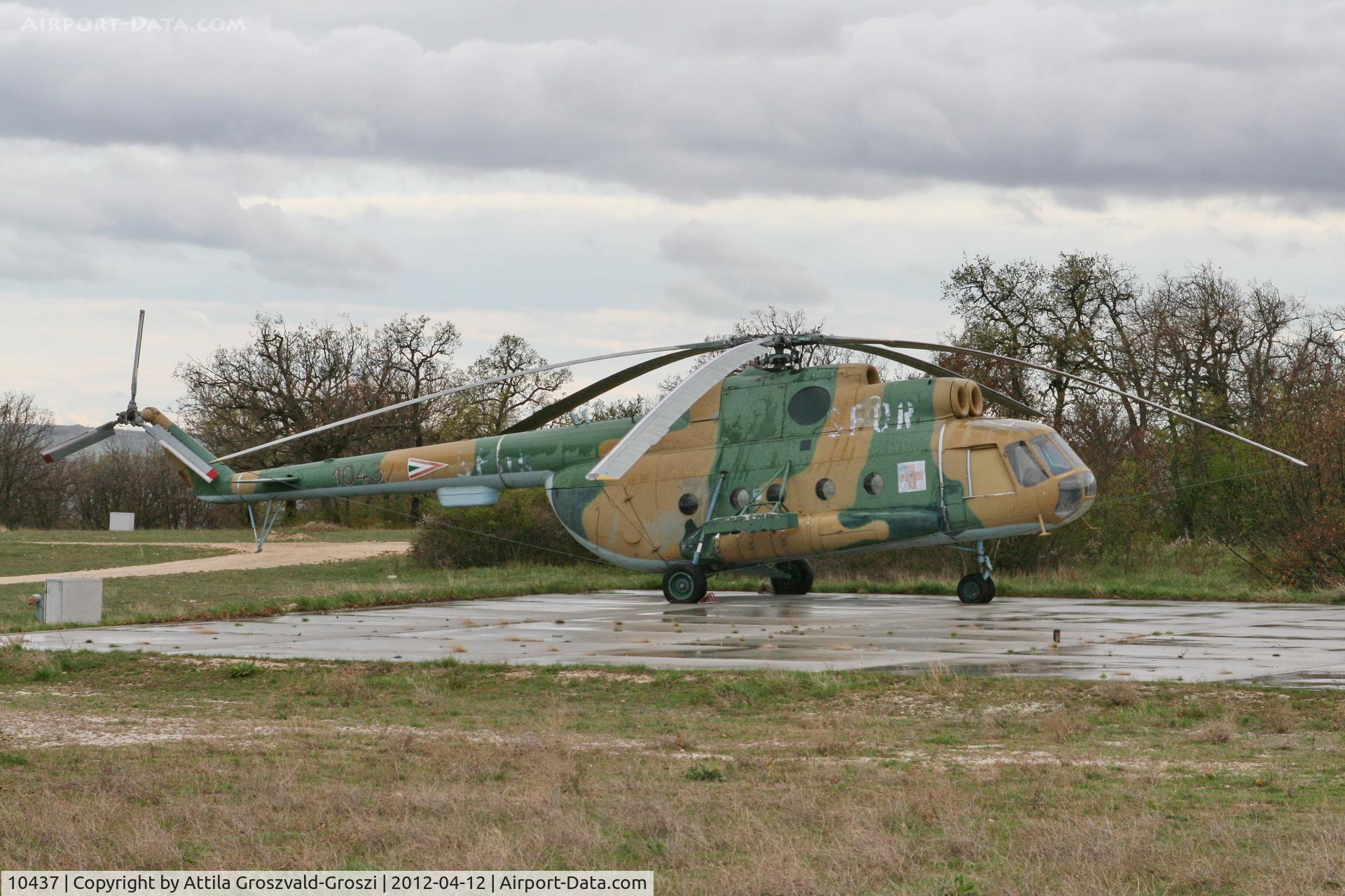 10437, 1973 Mil Mi-8T Hip C/N 10437, Veszprém-Gyulafirátót - On the training range of the Hungarian Armed Forces, Hungary