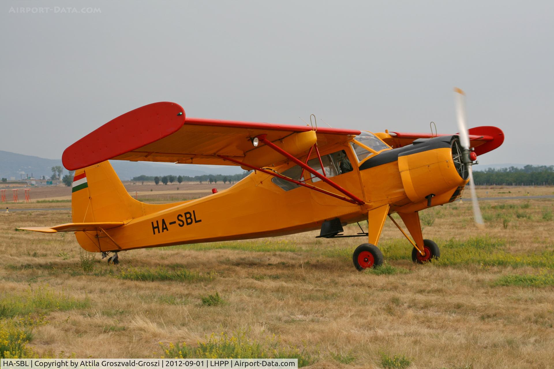 HA-SBL, 1969 PZL-Okecie PZL-101A Gawron C/N 119294, LHPP - Pécs-Pogány Airport, Hungary