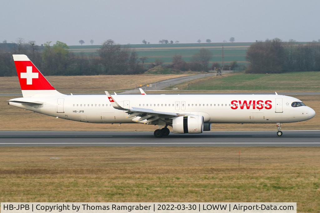 HB-JPB, 2020 Airbus A321-271NX C/N 10115, Swiss International Airlines Airbus A321-271NX