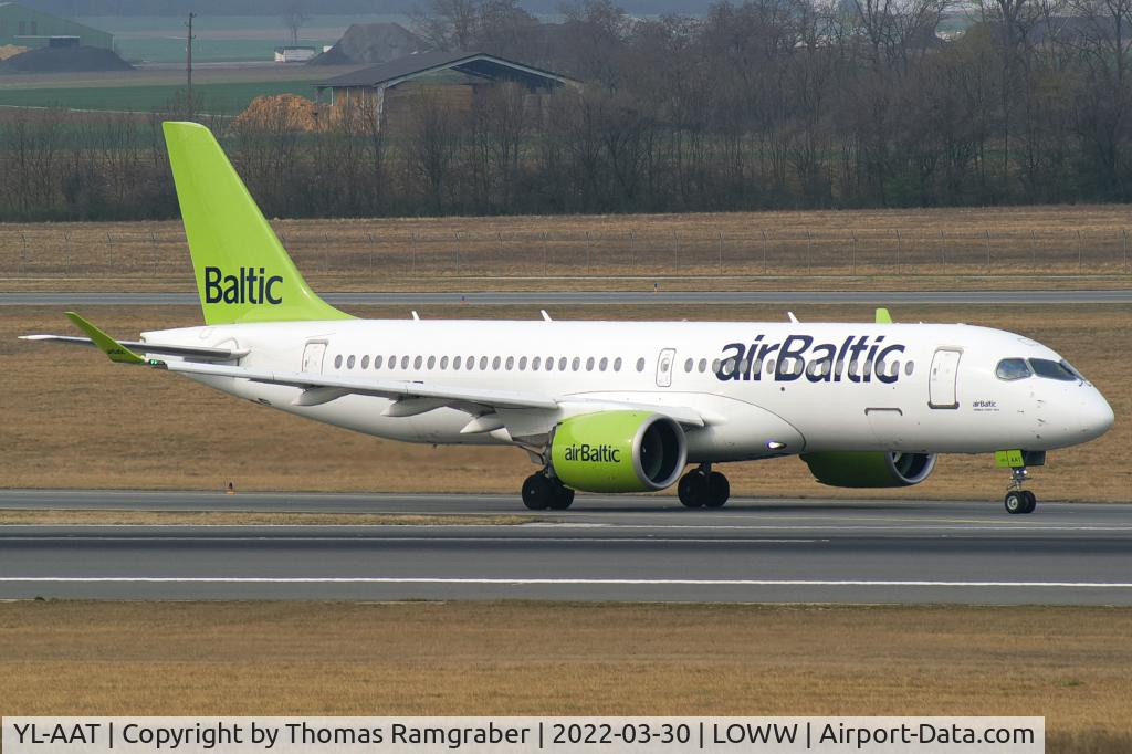 YL-AAT, 2019 Airbus A220-300 C/N 55055, Air Baltic Airbus A220-300