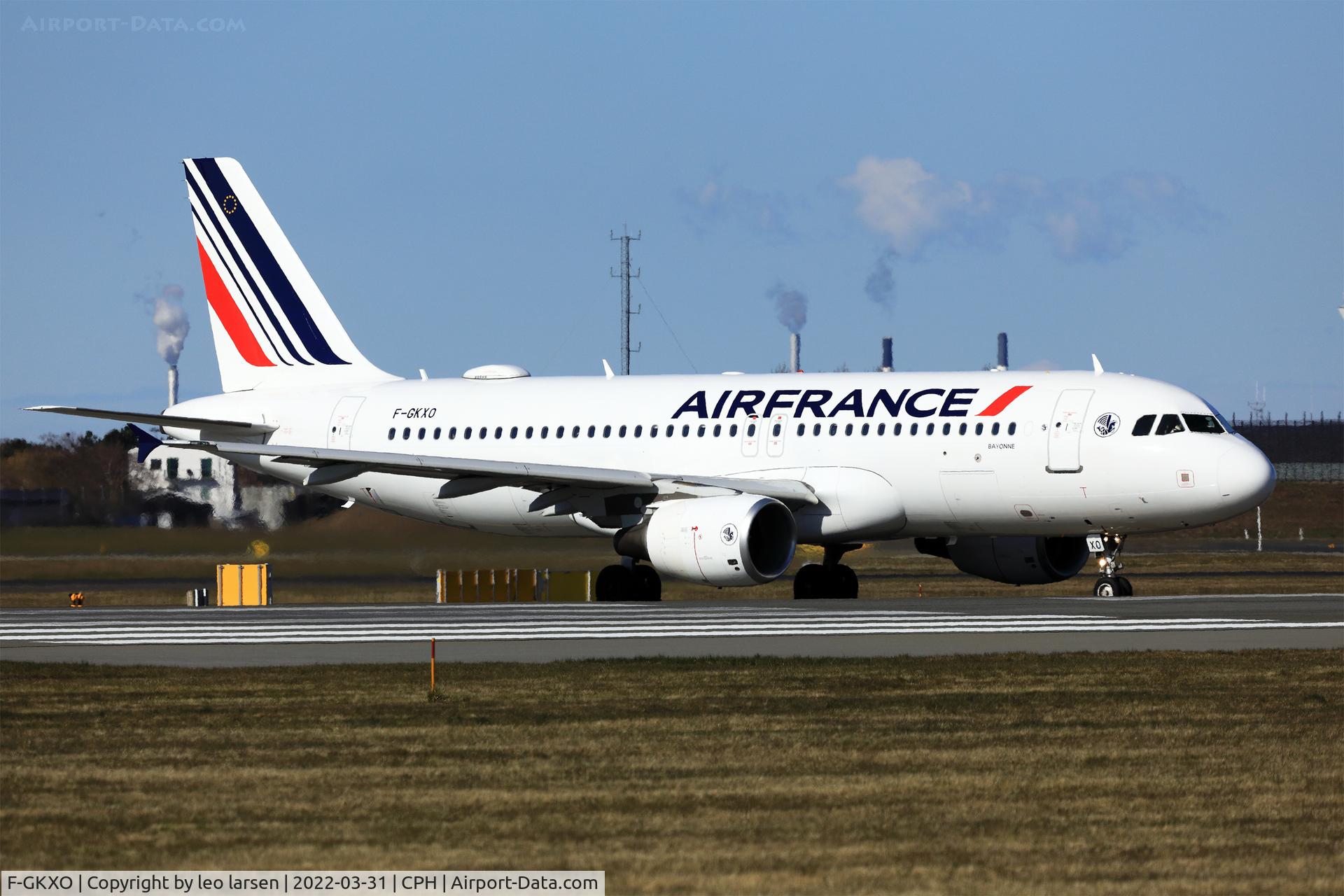 F-GKXO, 2008 Airbus A320-214 C/N 3420, Copenhagen 31.3.2022