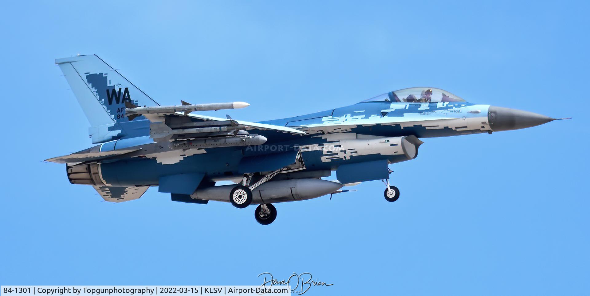 84-1301, 1984 General Dynamics F-16C Fighting Falcon C/N 5C-138, GHOST21