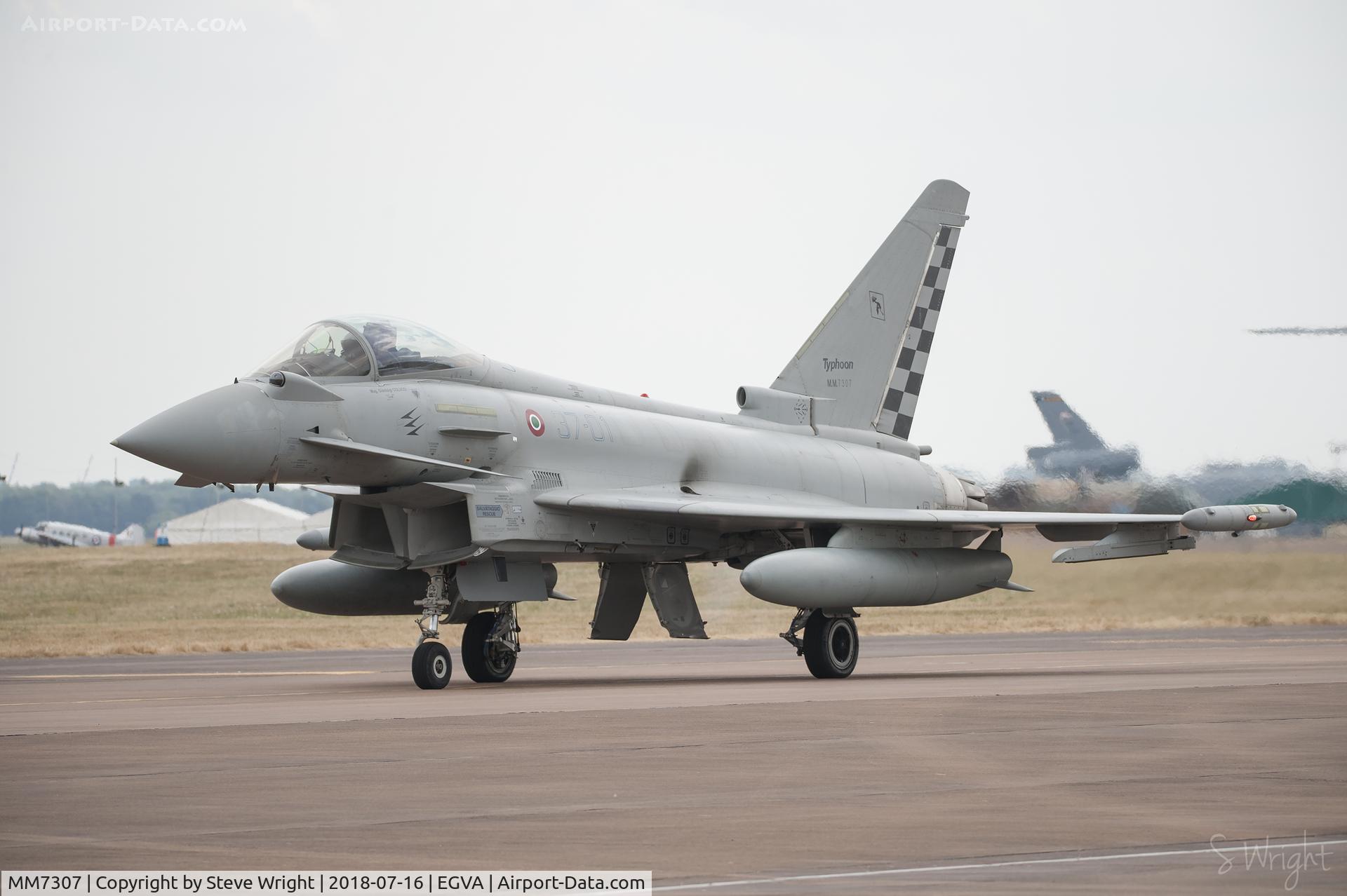 MM7307, 2012 Eurofighter EF-2000 Typhoon S C/N IS039, RIAT 2018 RAF Fairford UK