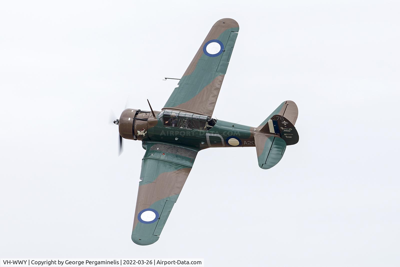 VH-WWY, 1940 Commonwealth CA-3 Wirraway Mk.II C/N 79, Warbirds Over Scone 2022.