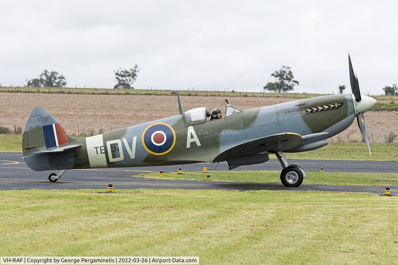 VH-RAF, 1945 Supermarine 361 Spitfire LF.XVIe C/N CBAF.IX.4551, Warbirds Over Scone 2022.