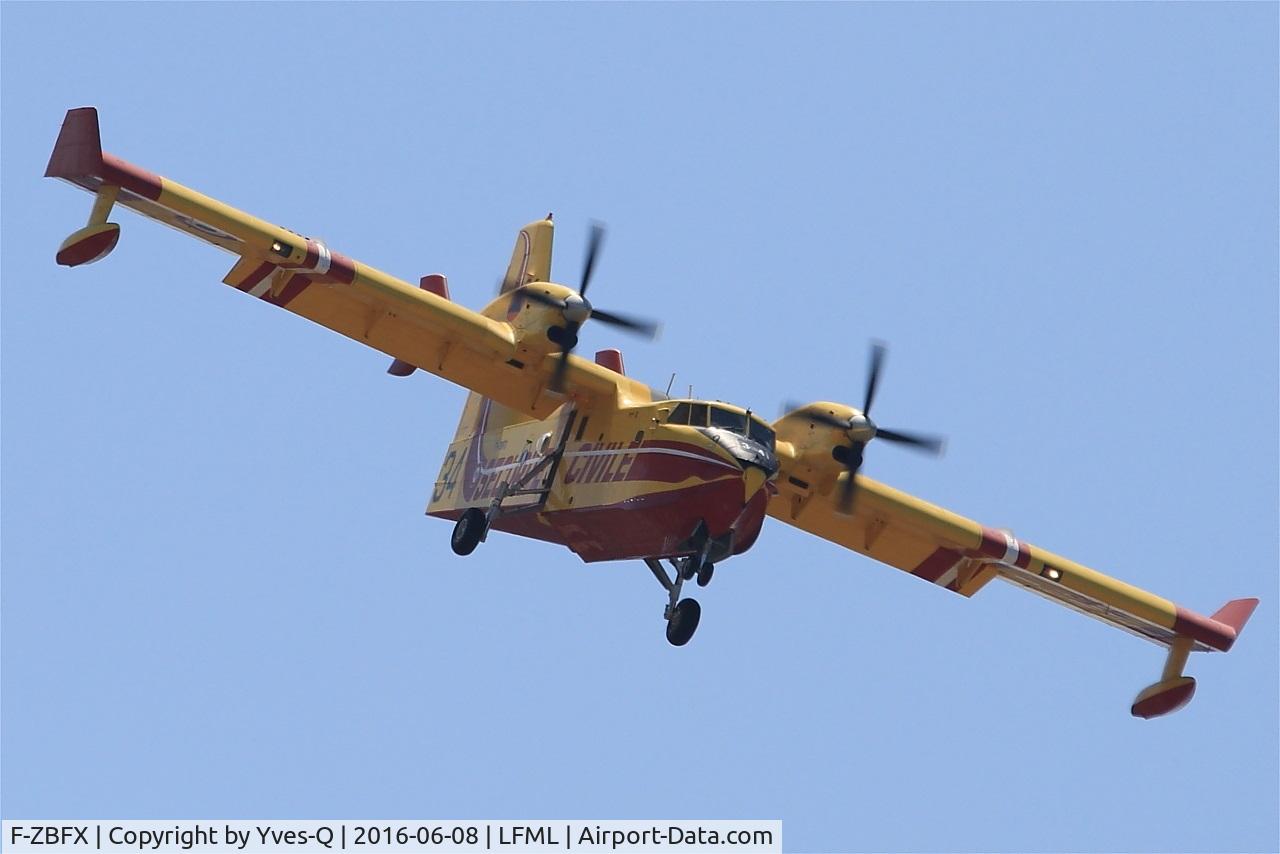 F-ZBFX, Canadair CL-215-6B11 CL-415 C/N 2007, Canadair CL-415, Short approach rwy 31R, Marseille-Provence Airport (LFML-MRS)