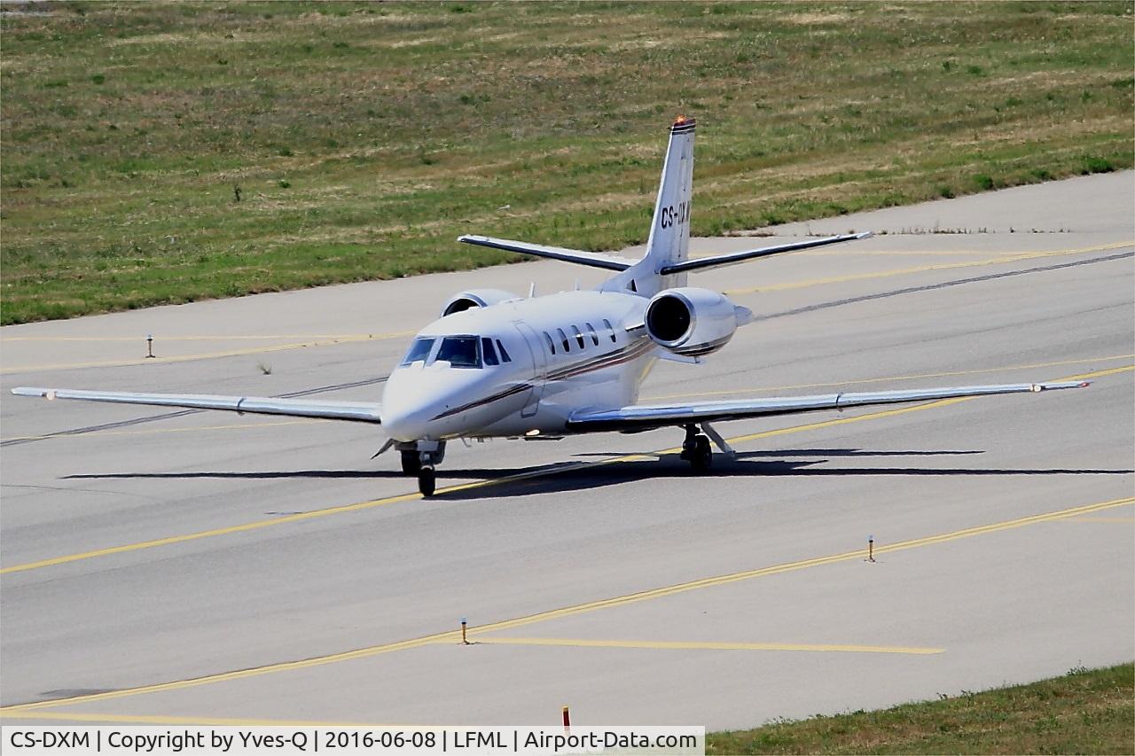 CS-DXM, 2007 Cessna 560 Citation XLS C/N 560-5683, Cessna 560, Taxiing to holding point rwy 31R, Marseille-Provence Airport (LFML-MRS)