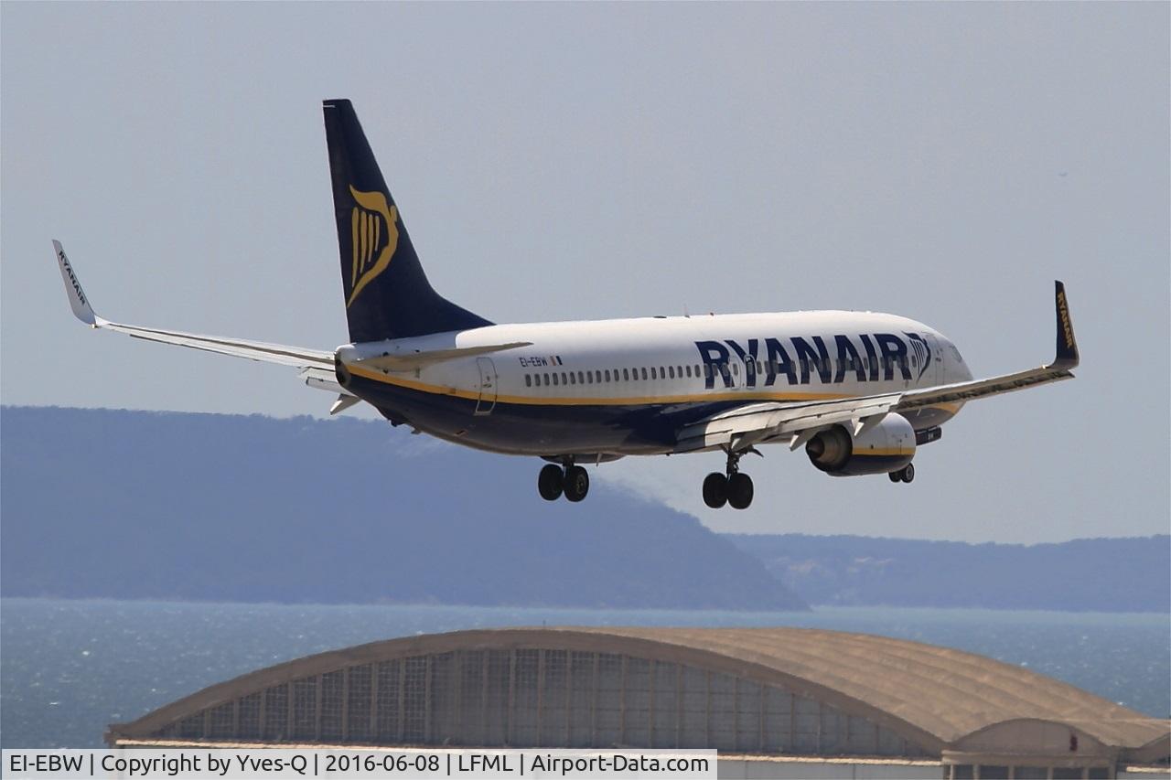 EI-EBW, 2009 Boeing 737-8AS C/N 35010, Boeing 737-8AS, On final rwy 31R, Marseille-Provence Airport (LFML-MRS)
