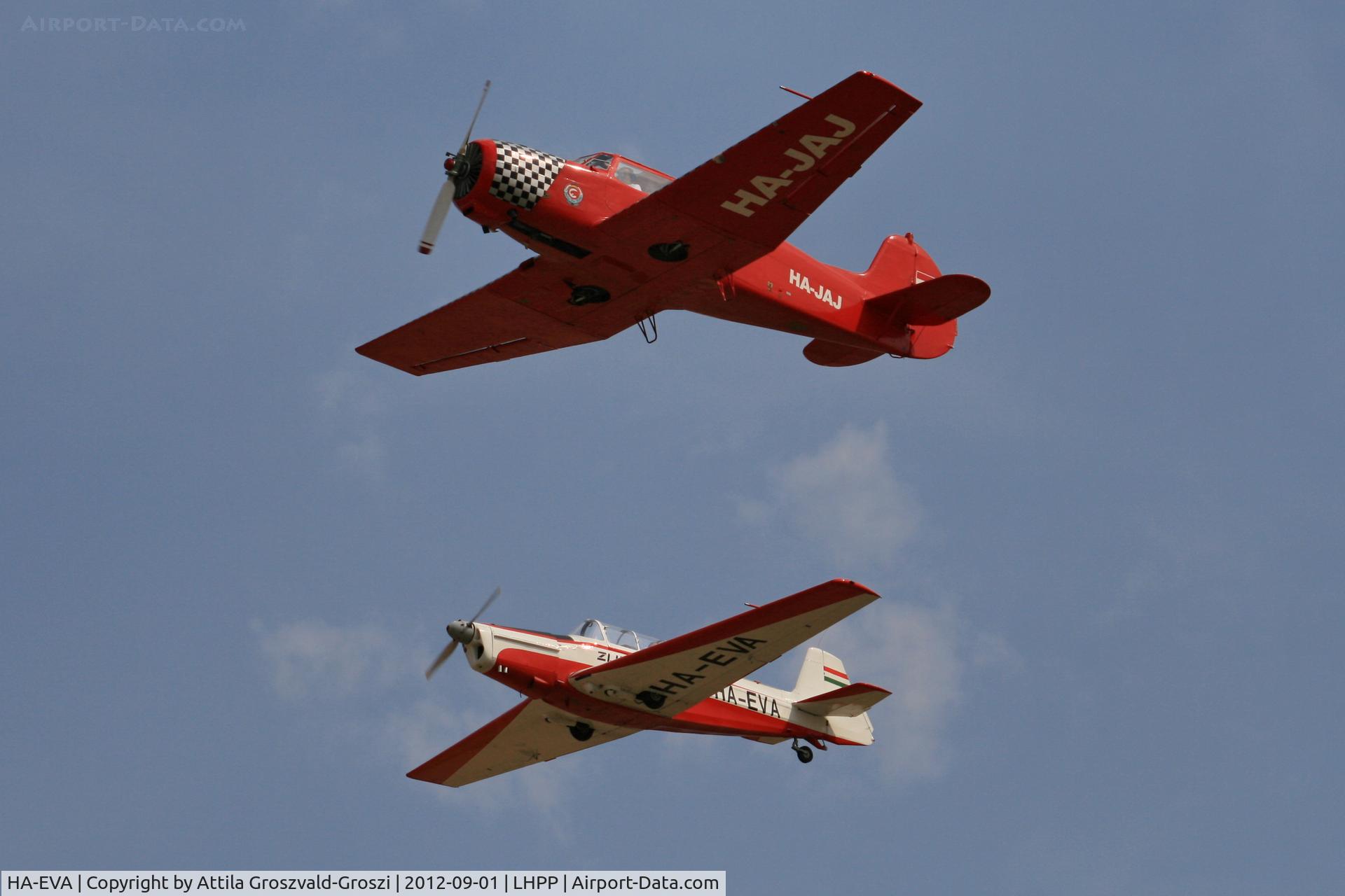 HA-EVA, Zlin 526M Trener C/N 1021, LHPP - Pécs-Pogány Airport, Hungary