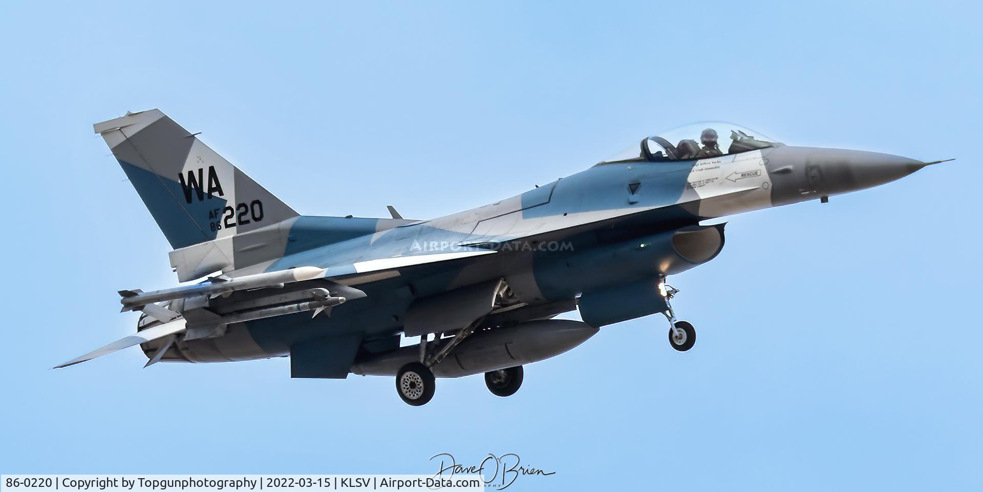 86-0220, 1987 General Dynamics F-16C Fighting Falcon C/N 5C-326, GOMER21 
64th AGRS