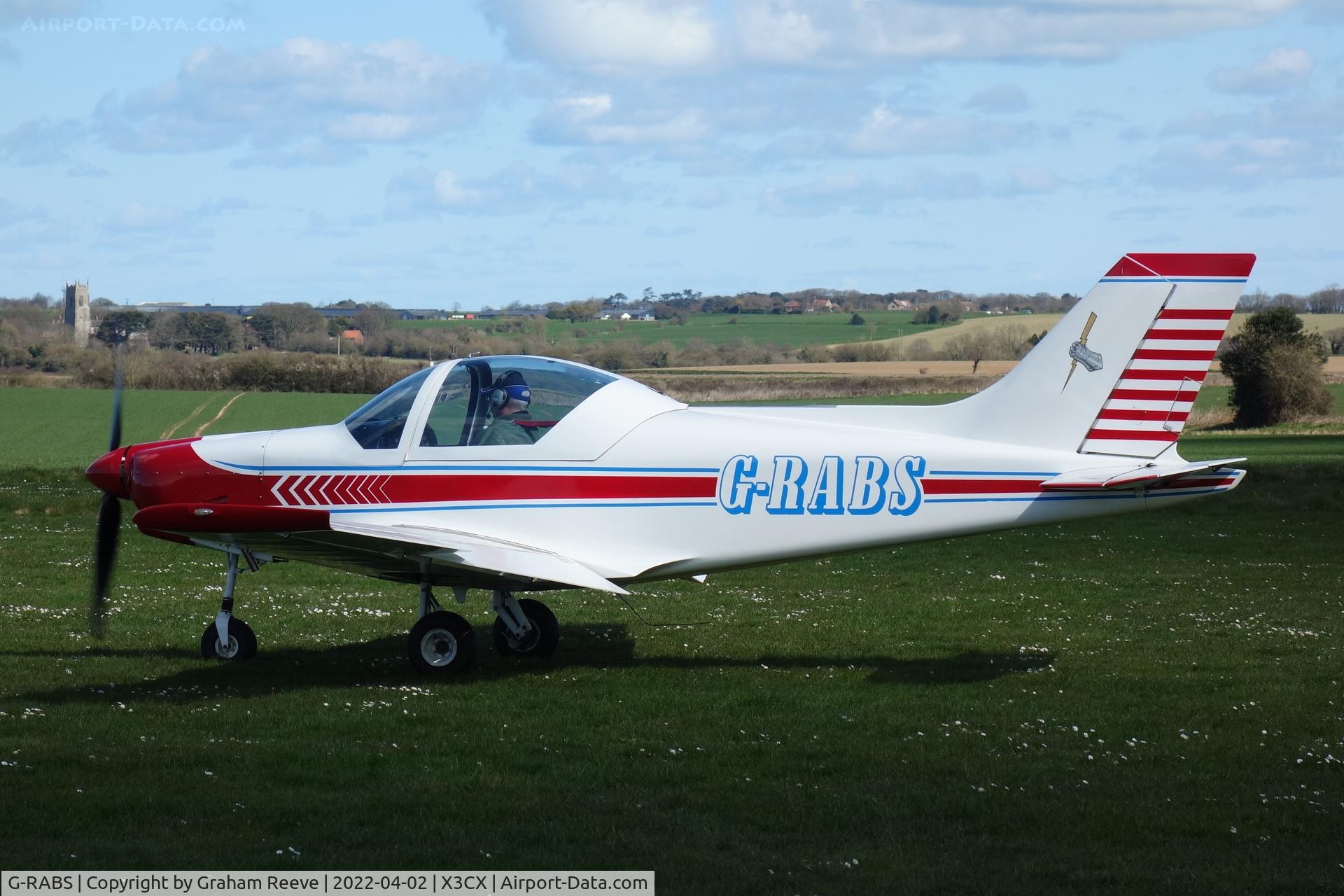 G-RABS, 2006 Alpi Aviation Pioneer 300 C/N PFA 330-14563, Departing from Northrepps.