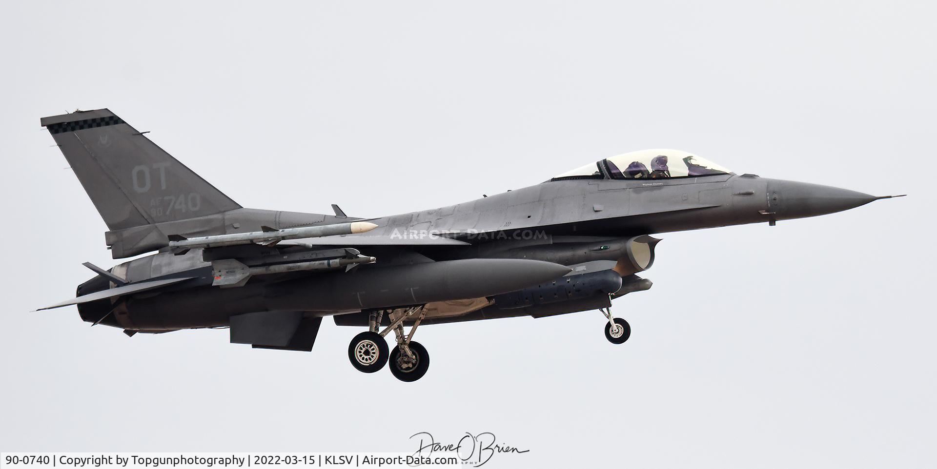 90-0740, 1991 General Dynamics F-16C Fighting Falcon C/N 1C-348, VIPER2 on short final
422nd TES