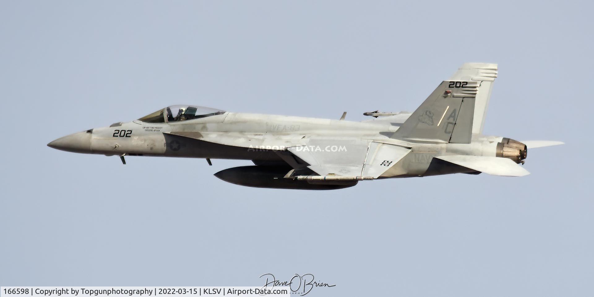 166598, Boeing F/A-18E Super Hornet C/N E094, RAW11 on the flex North departure