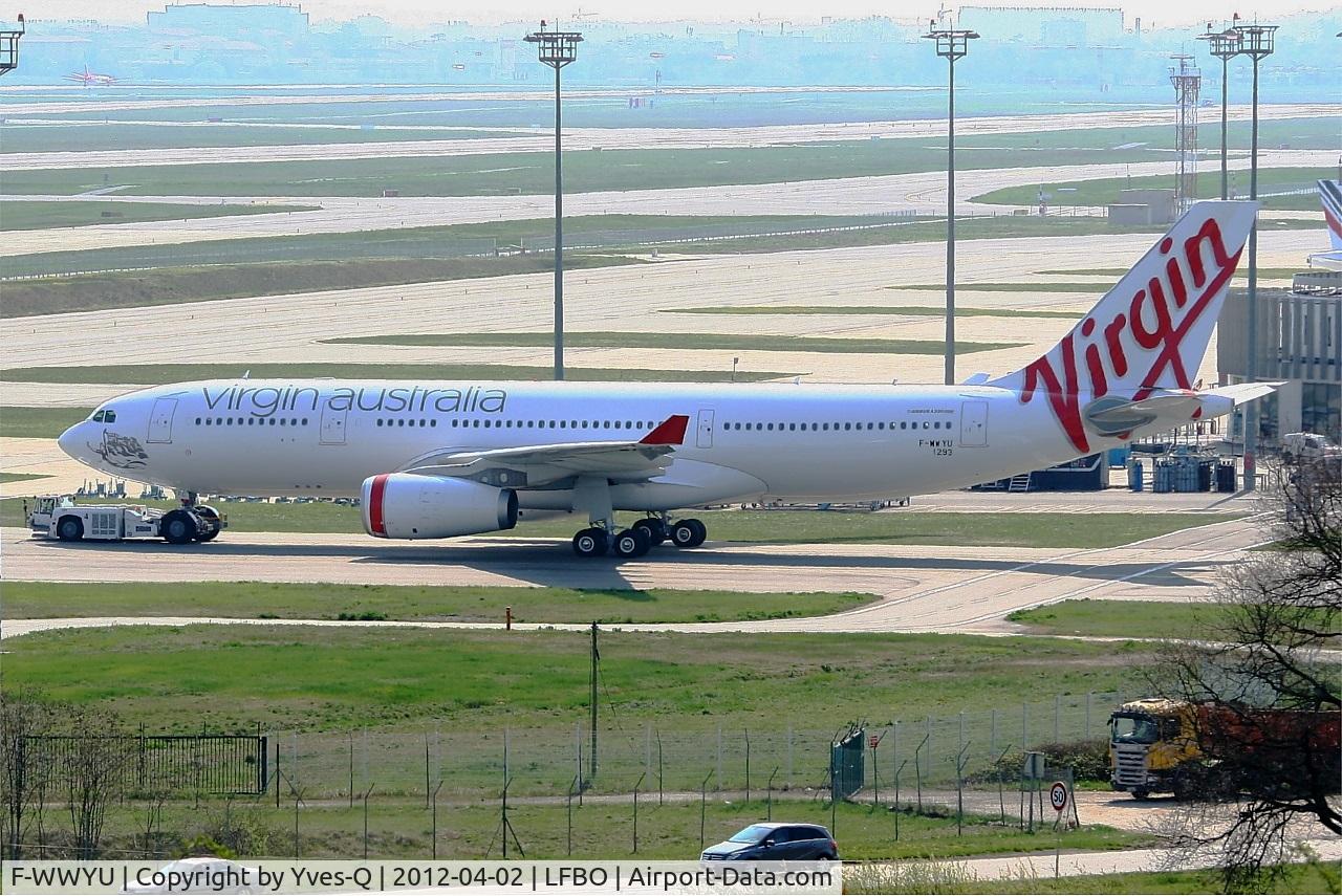 F-WWYU, 2012 Airbus A330-243 C/N 1293, Airbus A330-243 (cn 1293), Taxiing, Toulouse Blagnac Airport (LFBO-TLS)