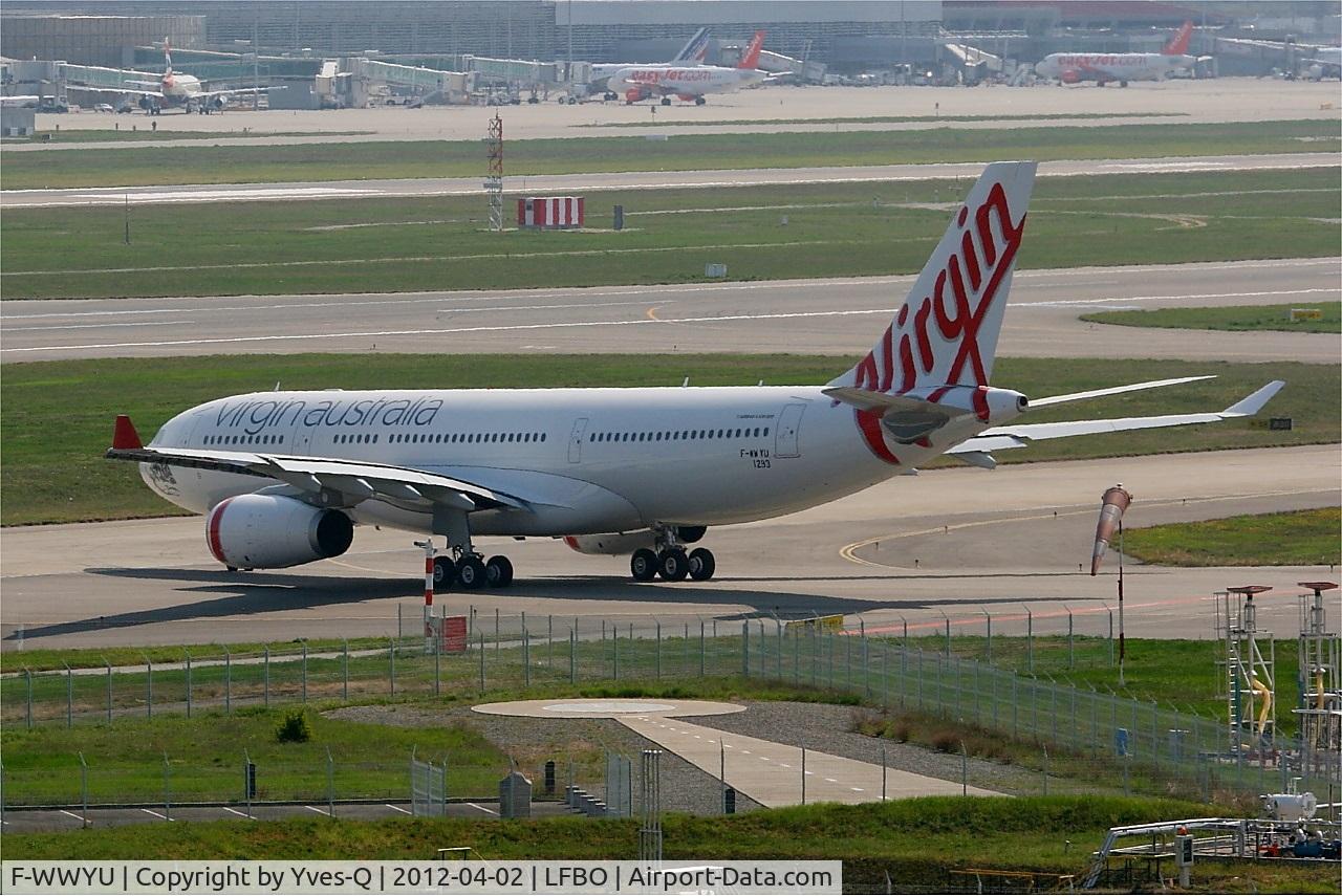 F-WWYU, 2012 Airbus A330-243 C/N 1293, Airbus A330-243 (cn 1293), Taxiing, Toulouse Blagnac Airport (LFBO-TLS)