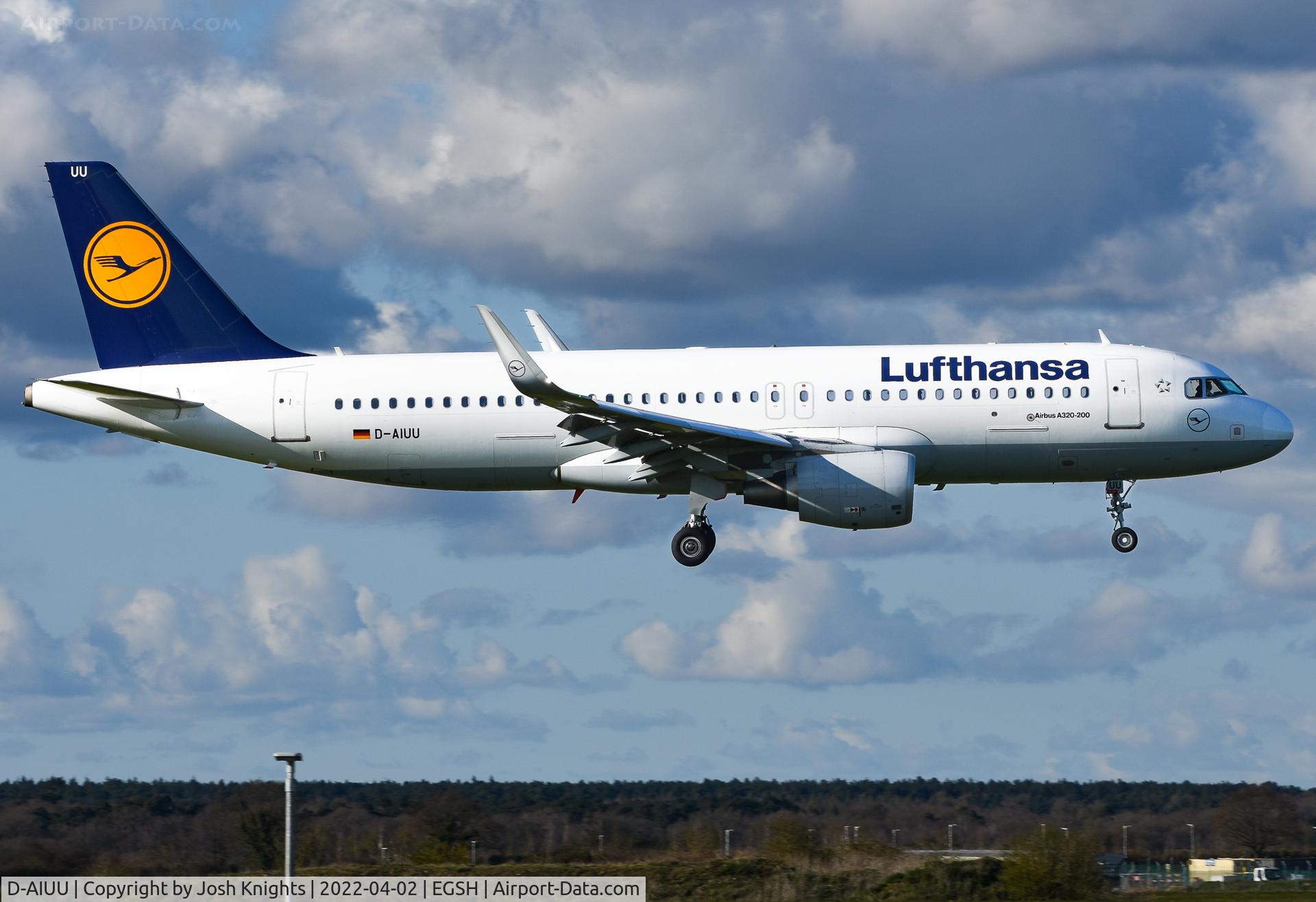 D-AIUU, 2016 Airbus A320-214 C/N 7158, Arriving For Respray.