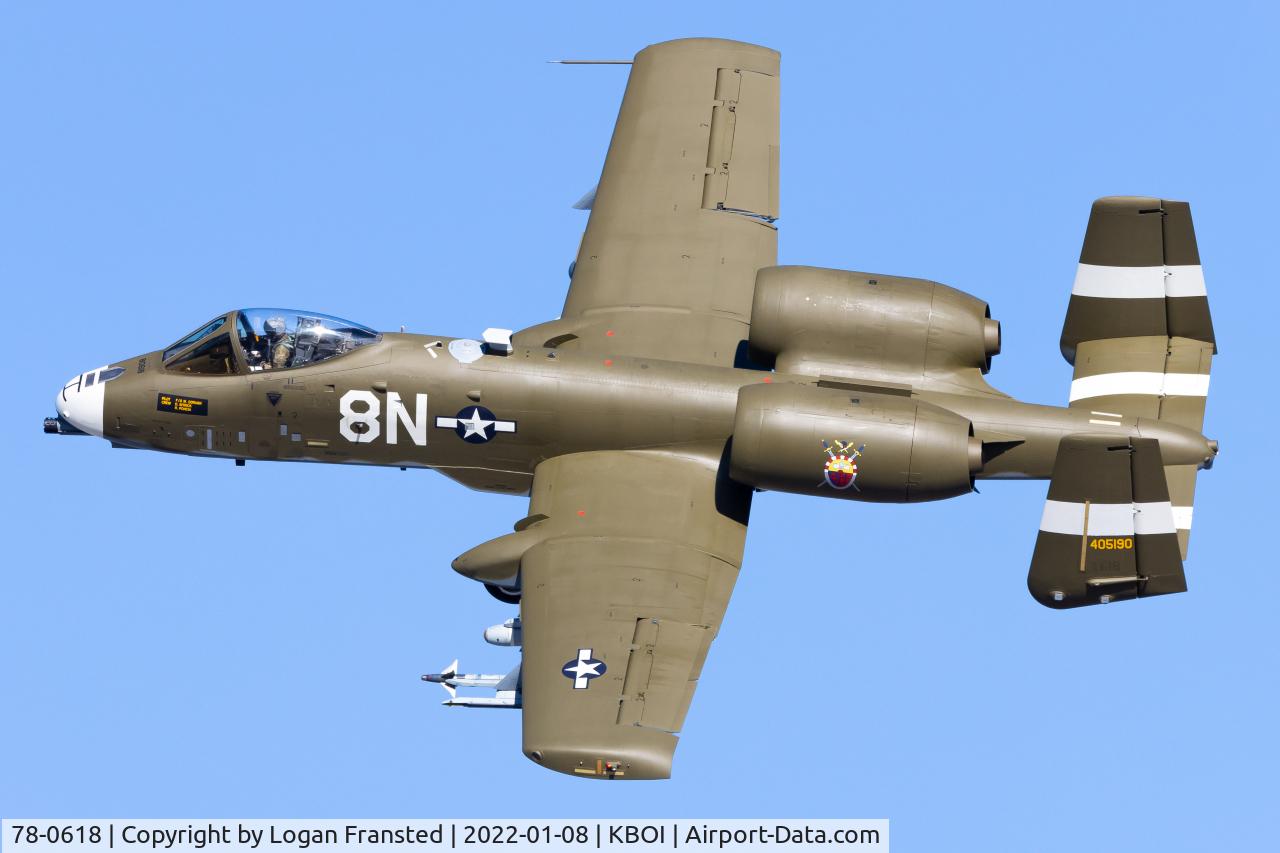 78-0618, 1978 Fairchild Republic A-10C Thunderbolt II C/N A10-0238, The 190th Fighter Squadron's 75th anniversary-painted A-10