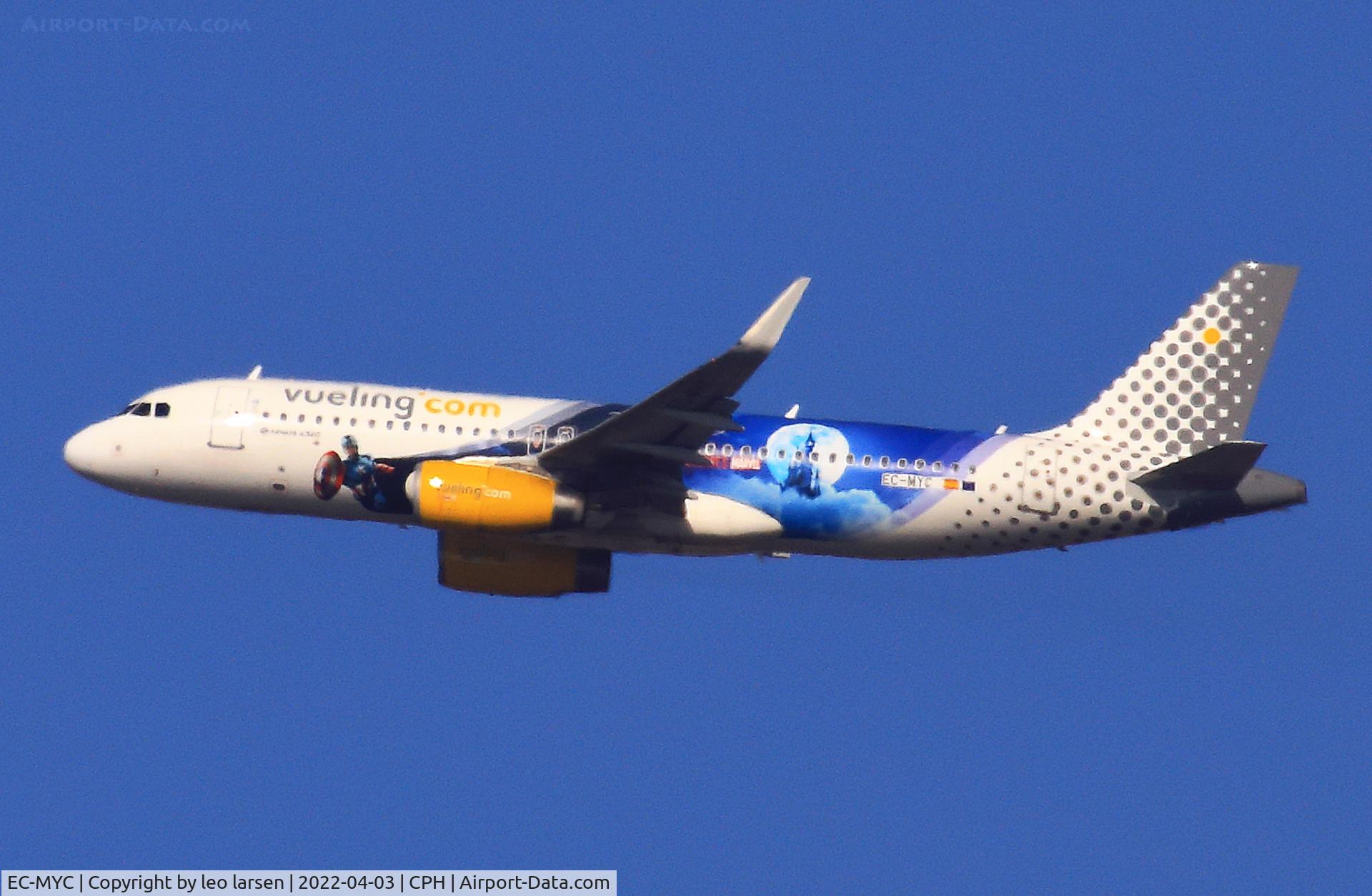 EC-MYC, 2018 Airbus A320-232 C/N 8238, Copenhagen 3.4.2022