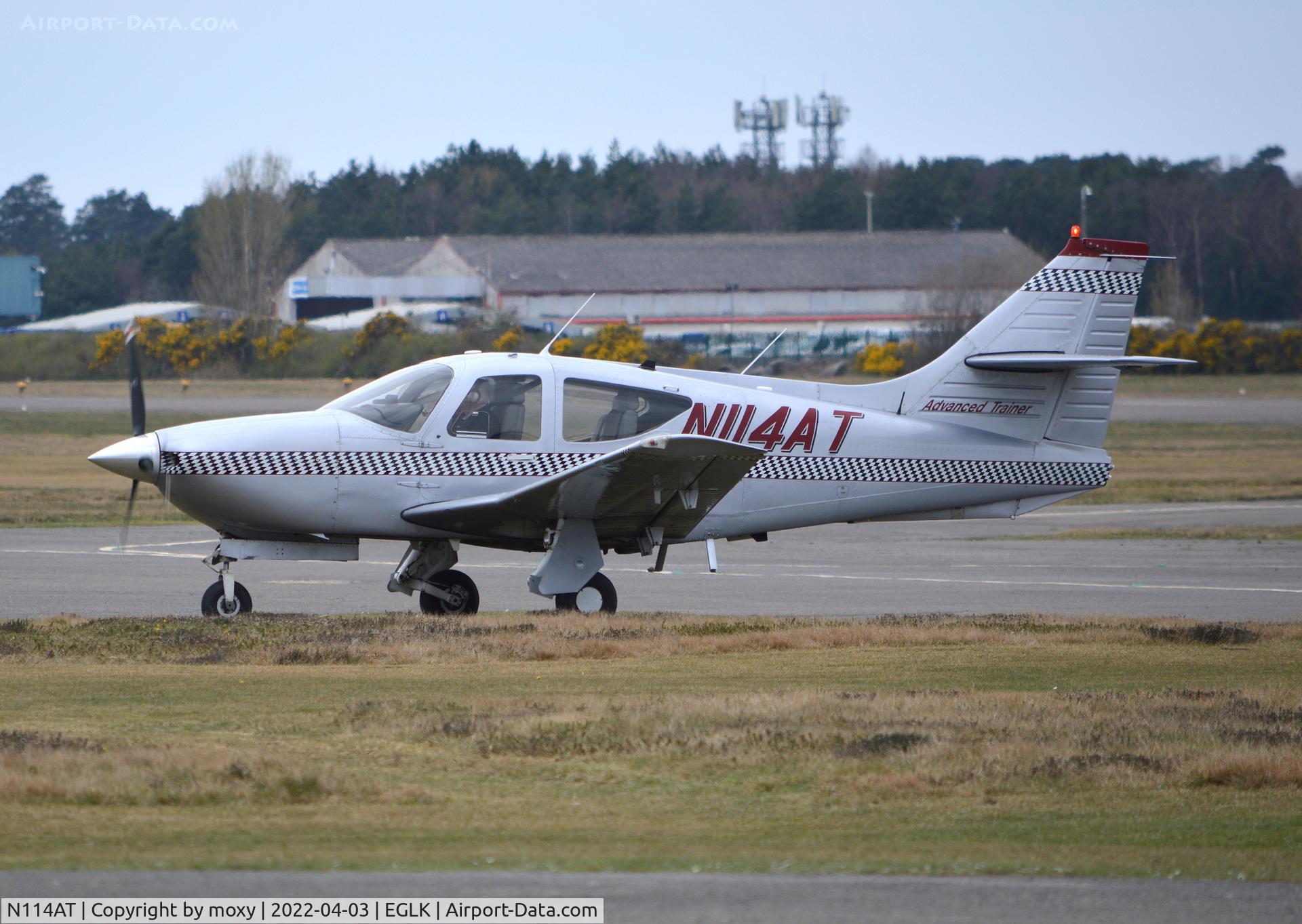 N114AT, 1994 Rockwell Commander 114B C/N 14619, Rockwell Commander 114B at Blackbushe.