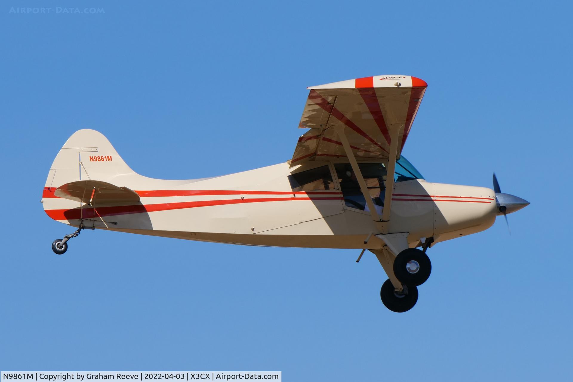 N9861M, 1967 Maule M-4-210C Rocket C/N 1058C, Landing at Northrepps.