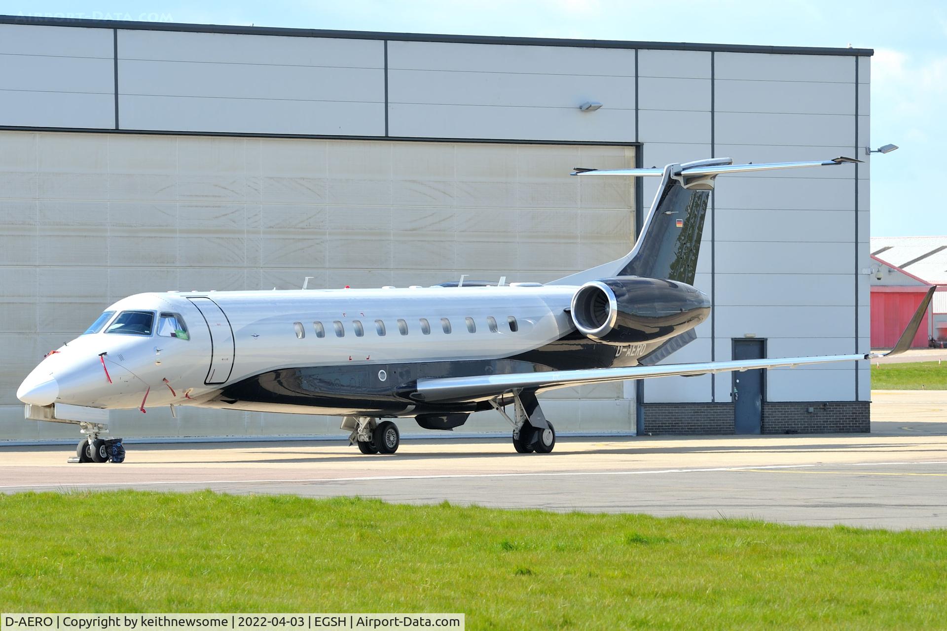 D-AERO, 2015 Embraer EMB-135BJ Legacy 650 C/N 14501214, Parked at Norwich.