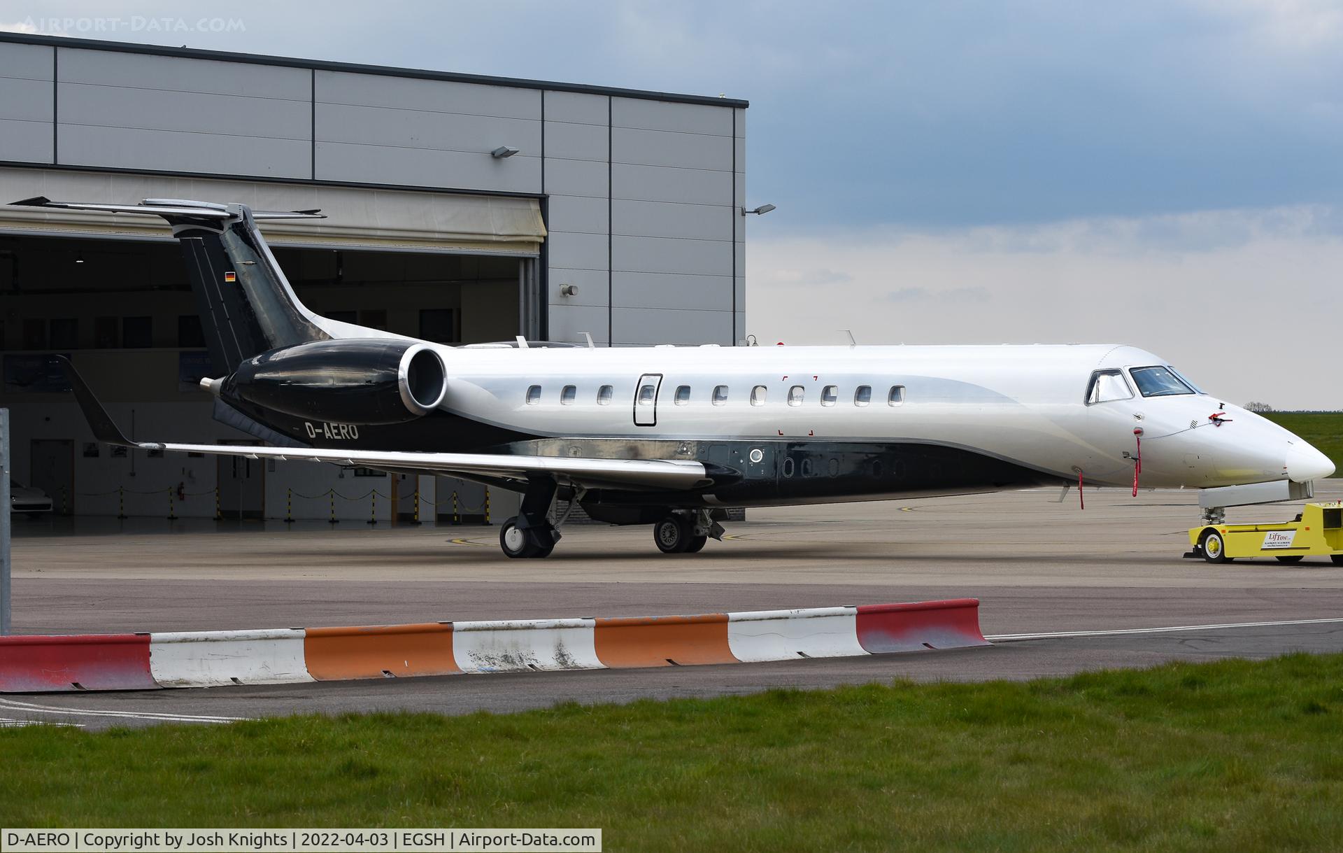 D-AERO, 2015 Embraer EMB-135BJ Legacy 650 C/N 14501214, At SaxonAir Norwich.