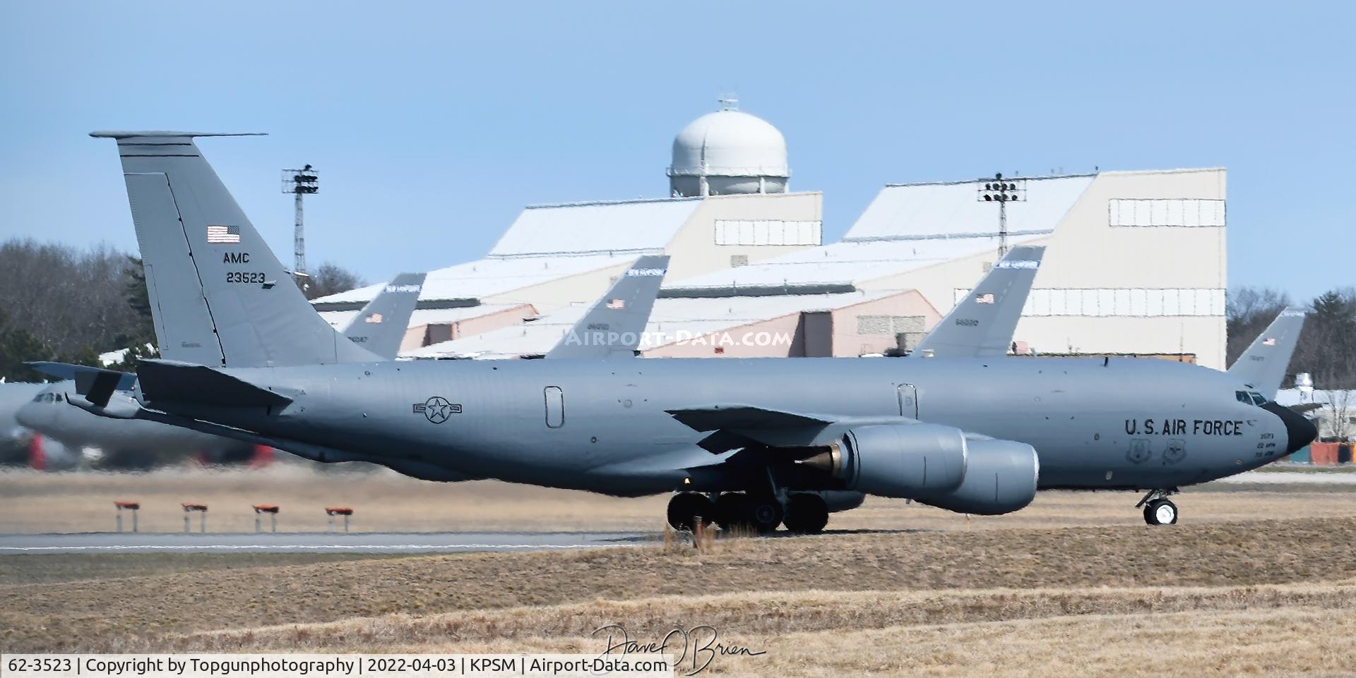 62-3523, 1962 Boeing KC-135R Stratotanker C/N 18506, NATION17 departs for CAP over DC