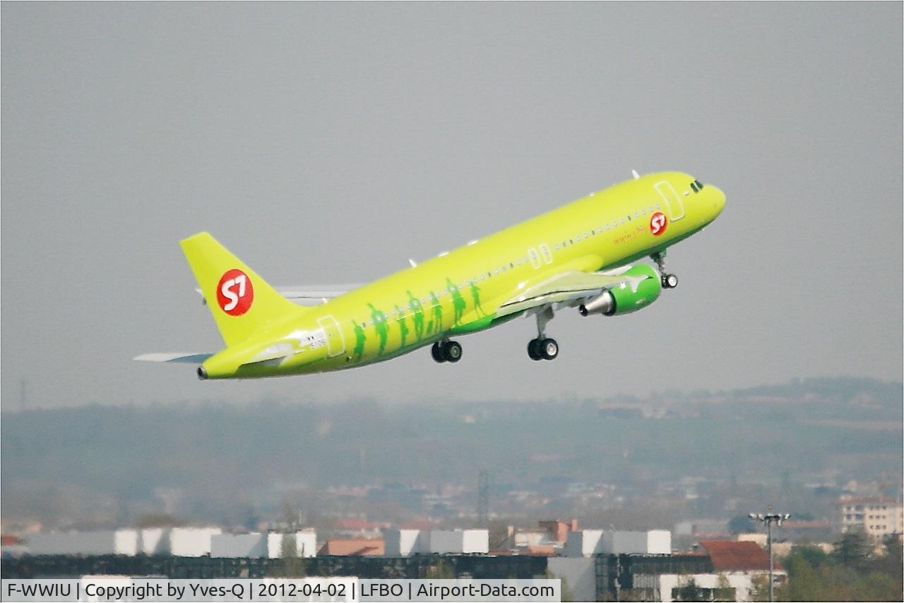 F-WWIU, 2012 Airbus A320-214 C/N 5106, Airbus A320-214, Go-around rwy 14R, Toulouse-Blagnac Airport (LFBO-TLS)