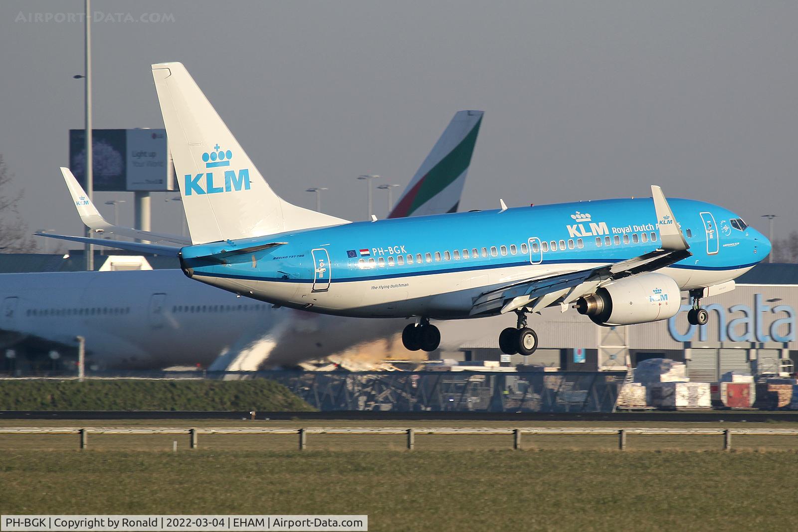 PH-BGK, 2010 Boeing 737-7K2 C/N 38054, at spl