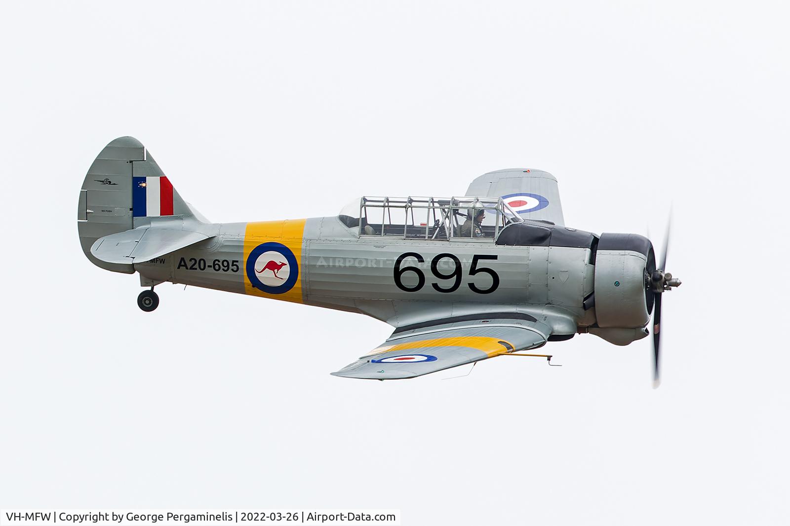 VH-MFW, 1945 Commonwealth CA-16 Wirraway Mk.3 C/N 693, Warbirds Over Scone 2022
